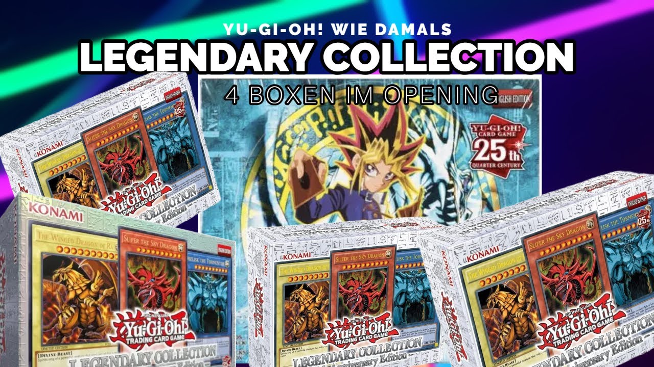 YUGIOH OLDSCHOOL UNBOXING - Legendary Collection 25th Anniversary Boxen