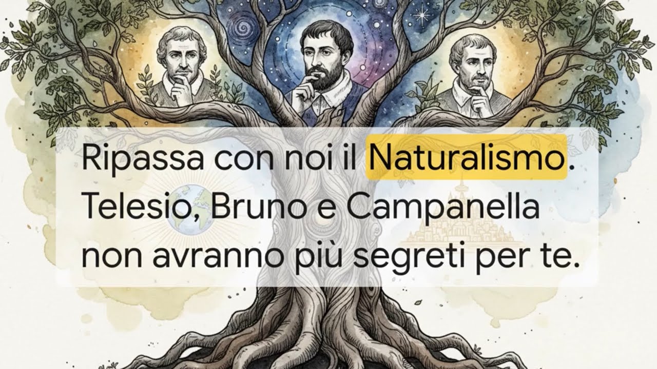 Rinascimento e naturalismo: Telesio, Bruno, Campanella