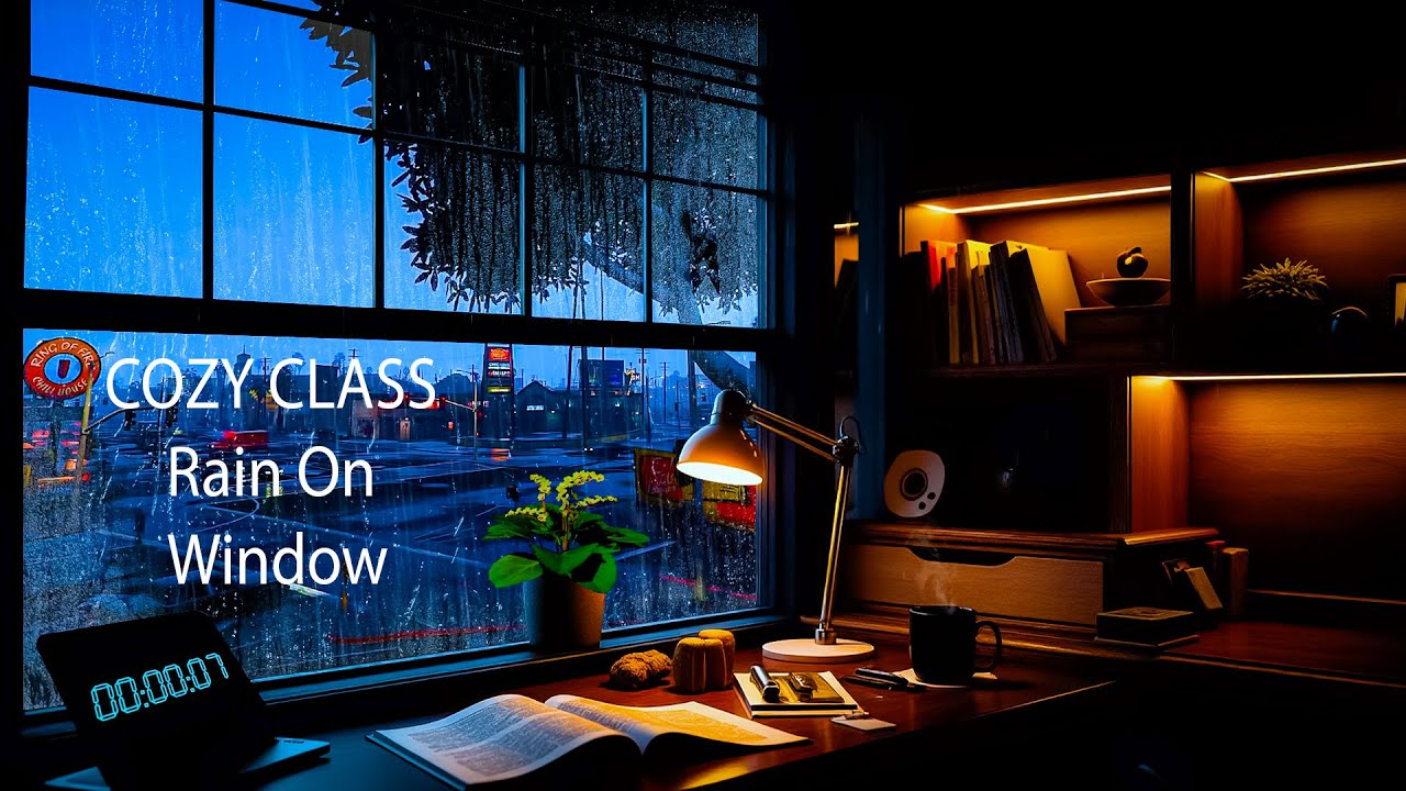 Relieve Stress to Fall Asleep Fast with Torrential Rain & Rainstorm Sounds for Studying and Working