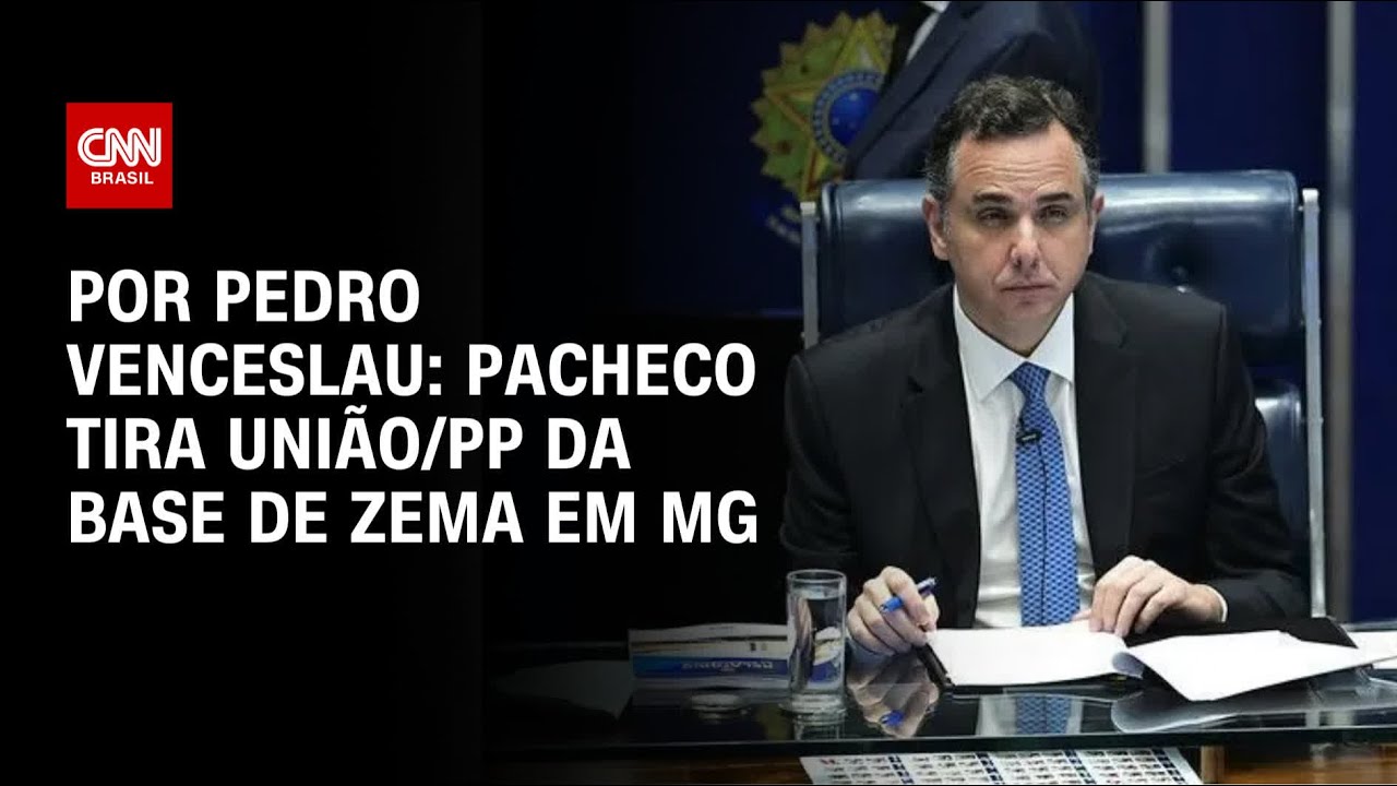 Pacheco articula saída do União Brasil da base de Zema em MG | CNN 360º