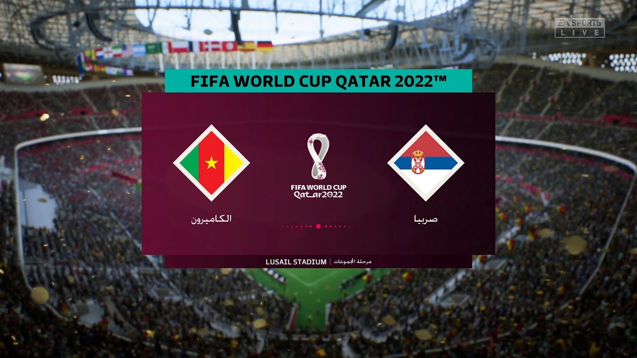 FIFA 23 - FIFA World Cup Qatar 2022 | الكاميرون ضد صربيا | Cameroon VS Serbia Gameplay PS5