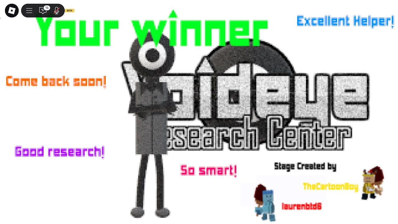 Roblox Blud Obby Stage 41 Void Eye's Research Center.