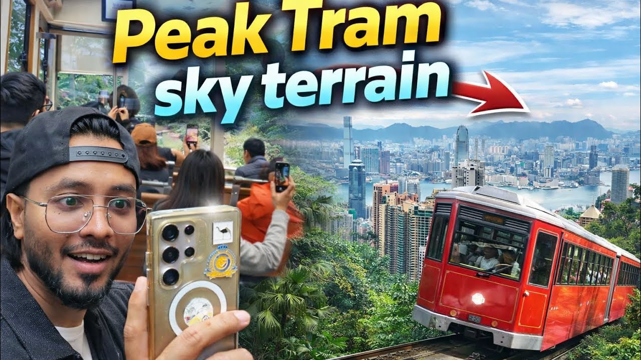 World’s Steepest Tram? 😱 Peak Tram Sky Terrain Experience | Episode- 42