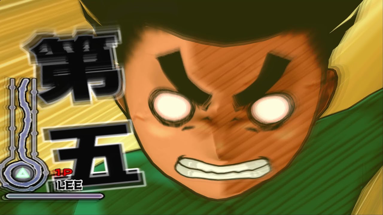 Naruto: Ultimate Ninja (PS2) Rock Lee Saga Story Scenario (4K)