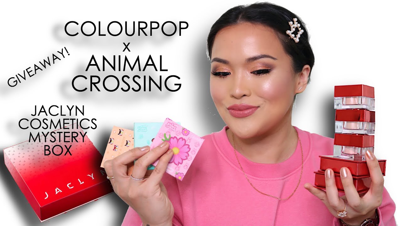 GIVEAWAY| FULL FACE COLOURPOP X ANIMAL CROSSING | WHAT A HOOT | JACLYN COSMETICS V-DAY MYSTERY BOX