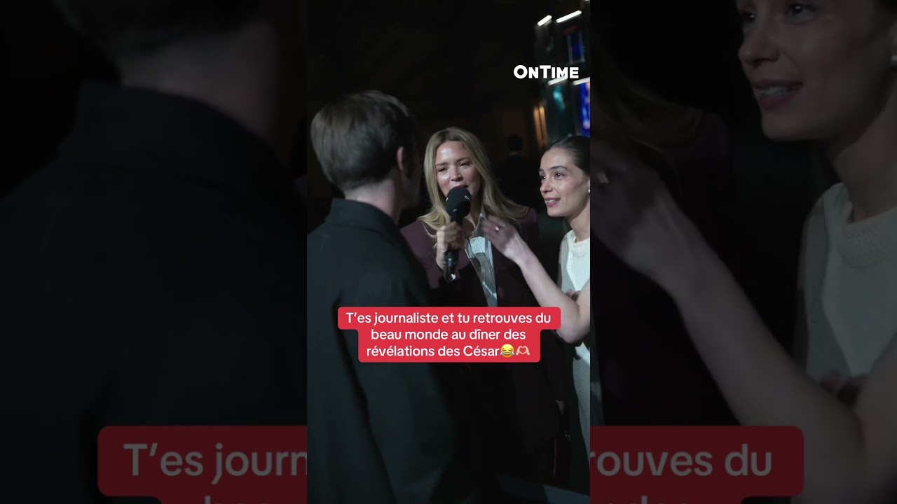 Pov : T’es journaliste et tu retrouves du beau monde😂