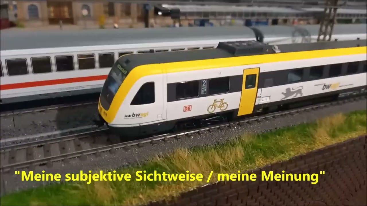 Märklin / PIKO 52207 BR 612  "Regioswinger - Bwegt"  mit CS2 60215 - private Modellbahn