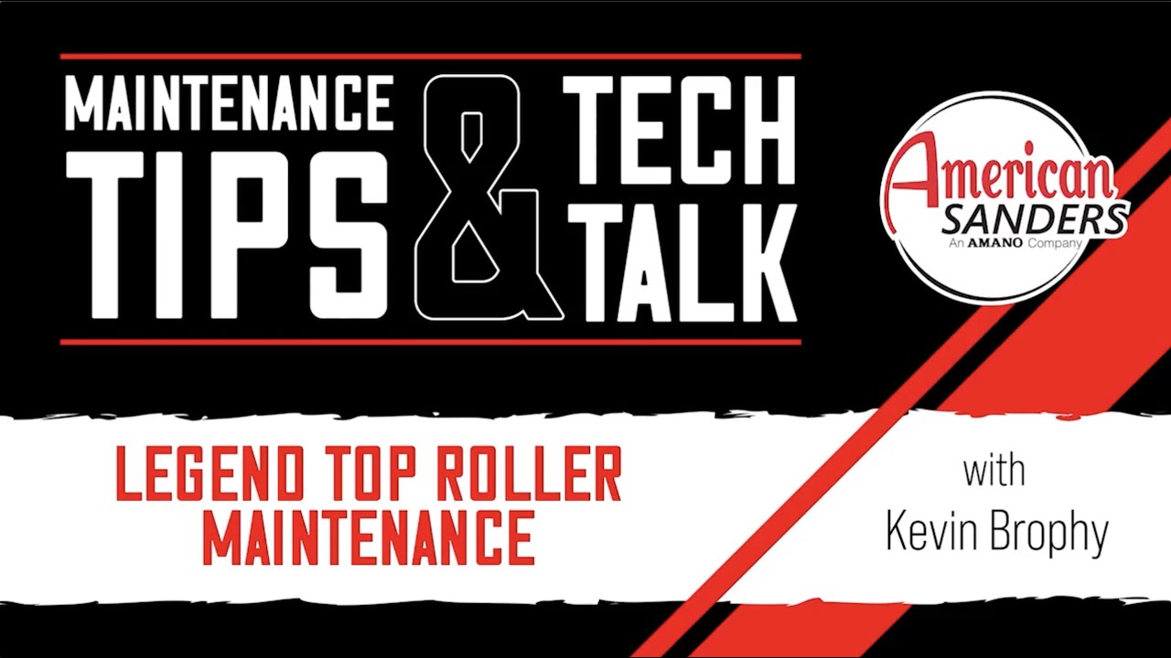 Top Roller Assembly Maintenance on the Legend Belt Sander