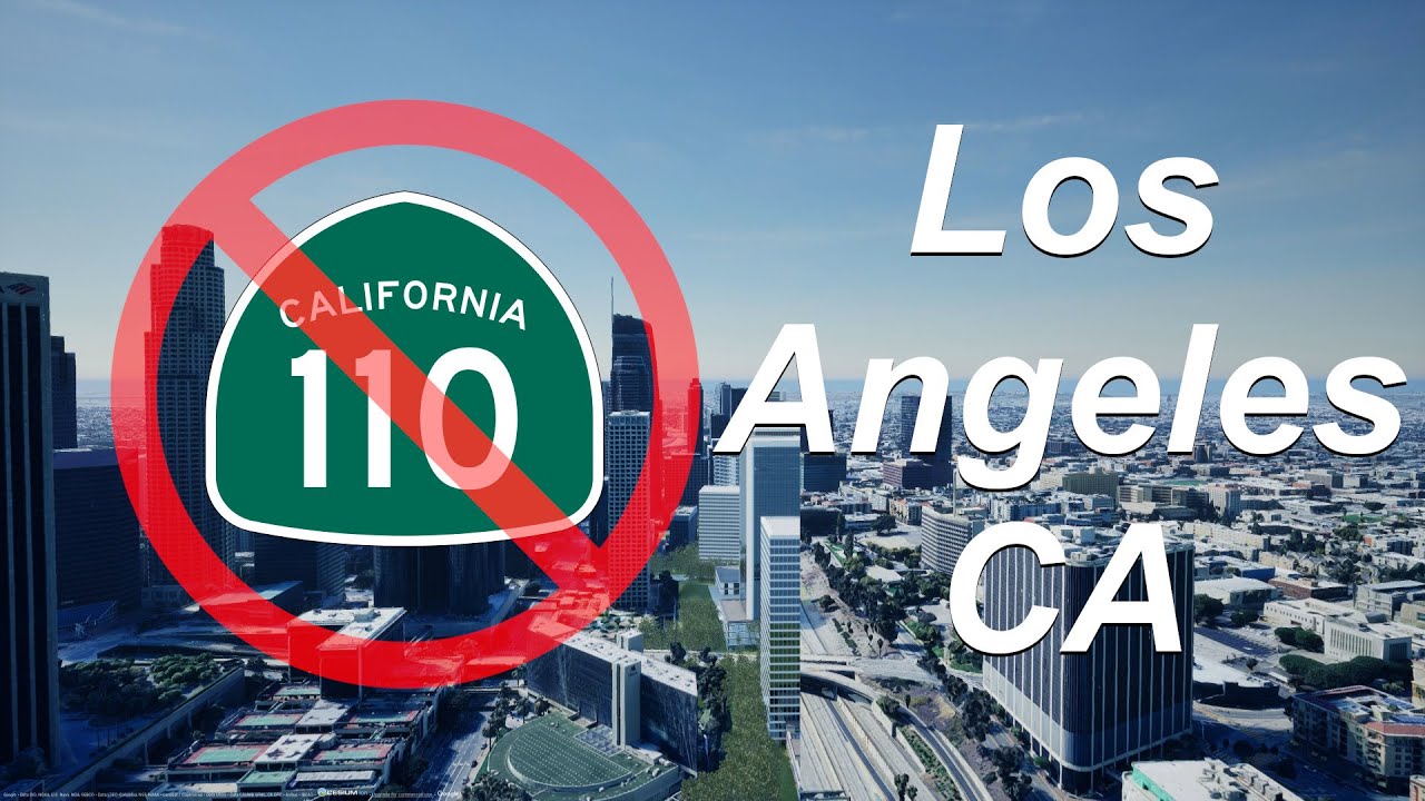 Imagining Downtown Los Angeles Without The 110 Freeway | Removing Urban Freeways