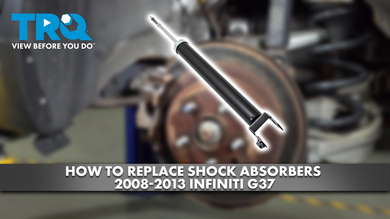How to Replace Shock Absorbers 2008-2013 INFINITI G37