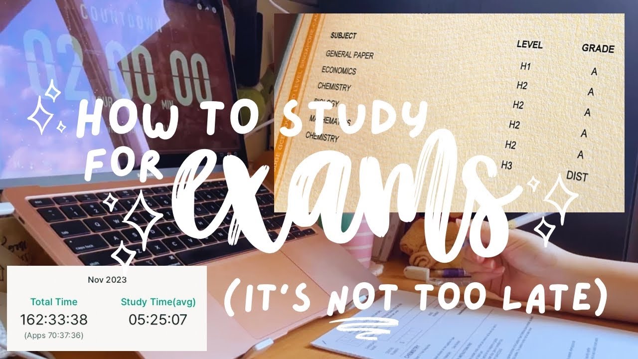 the ultimate exam study guide: how to get straight A’s without burnout