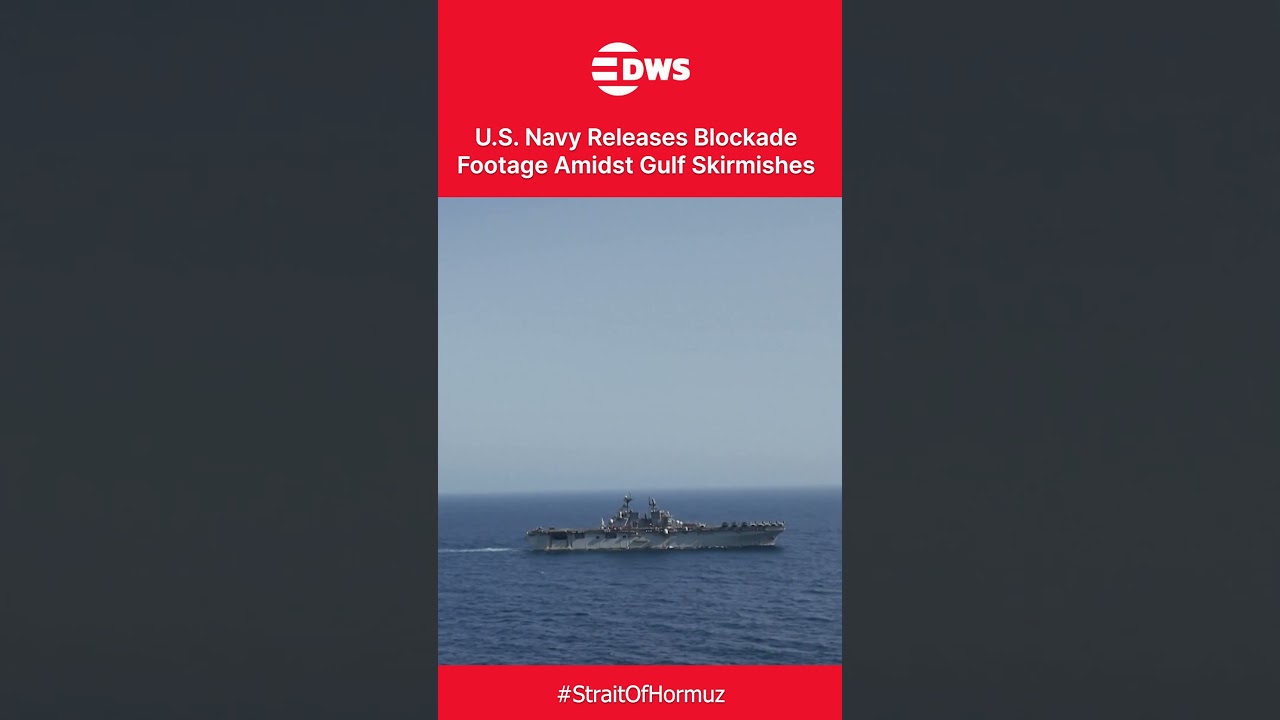 NAVAL BLOCKADE: U.S. Navy Blockade Footage Released Amid Strait of Hormuz Clashes | DWS News | AH1C