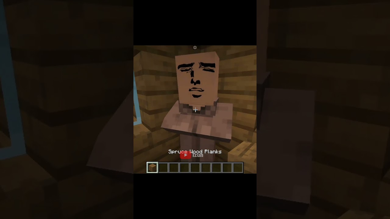 Villager sus 🤨 #minecraft #shorts