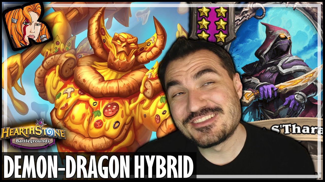A BIZARRE DEMON-DRAGON BUILD! - Hearthstone Battlegrounds
