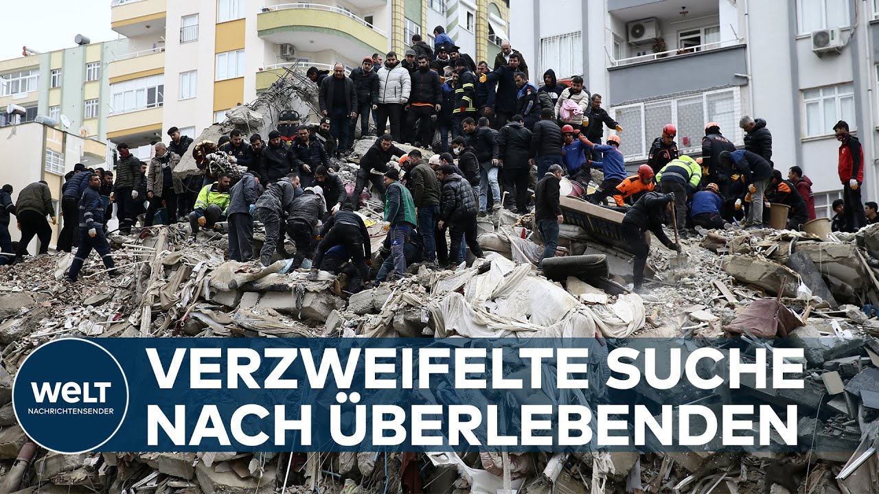 DRAMATISCHE LAGE: Erdbeben in der T&uuml;rkei und Syrien - hunderte Tote