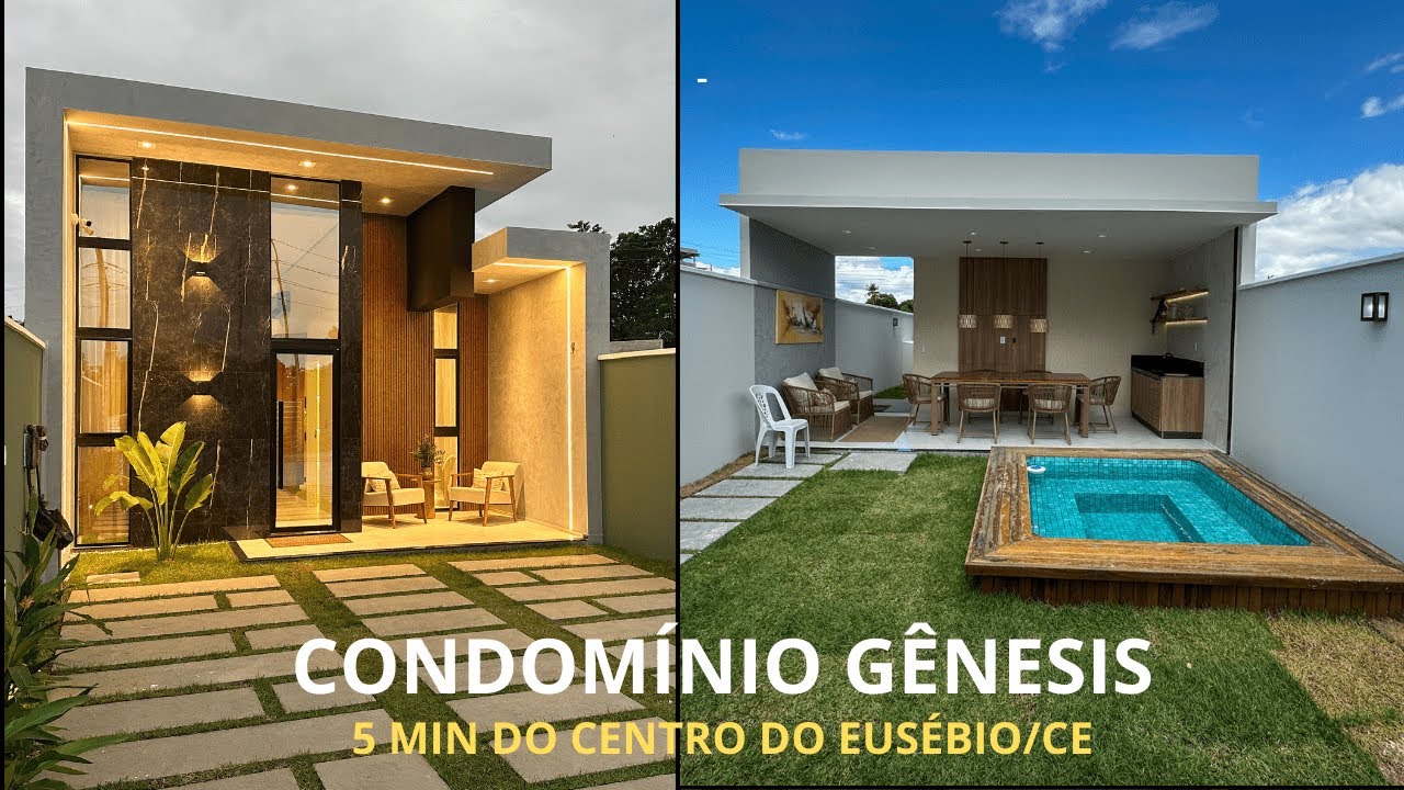 COND. GÊNESIS NA REGIÃO EUSÉBIO/CE - CASAS A PARTIR DE R$429K, SEGURANÇA, LAZER E PERSONALIZAÇÃO.