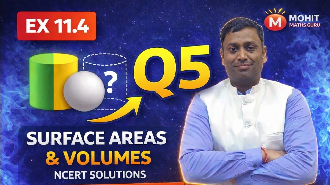 Class 9 Maths EX 11.4 Q5 | Surface Areas & Volumes Question 5 | NCERT Solutions 🔥