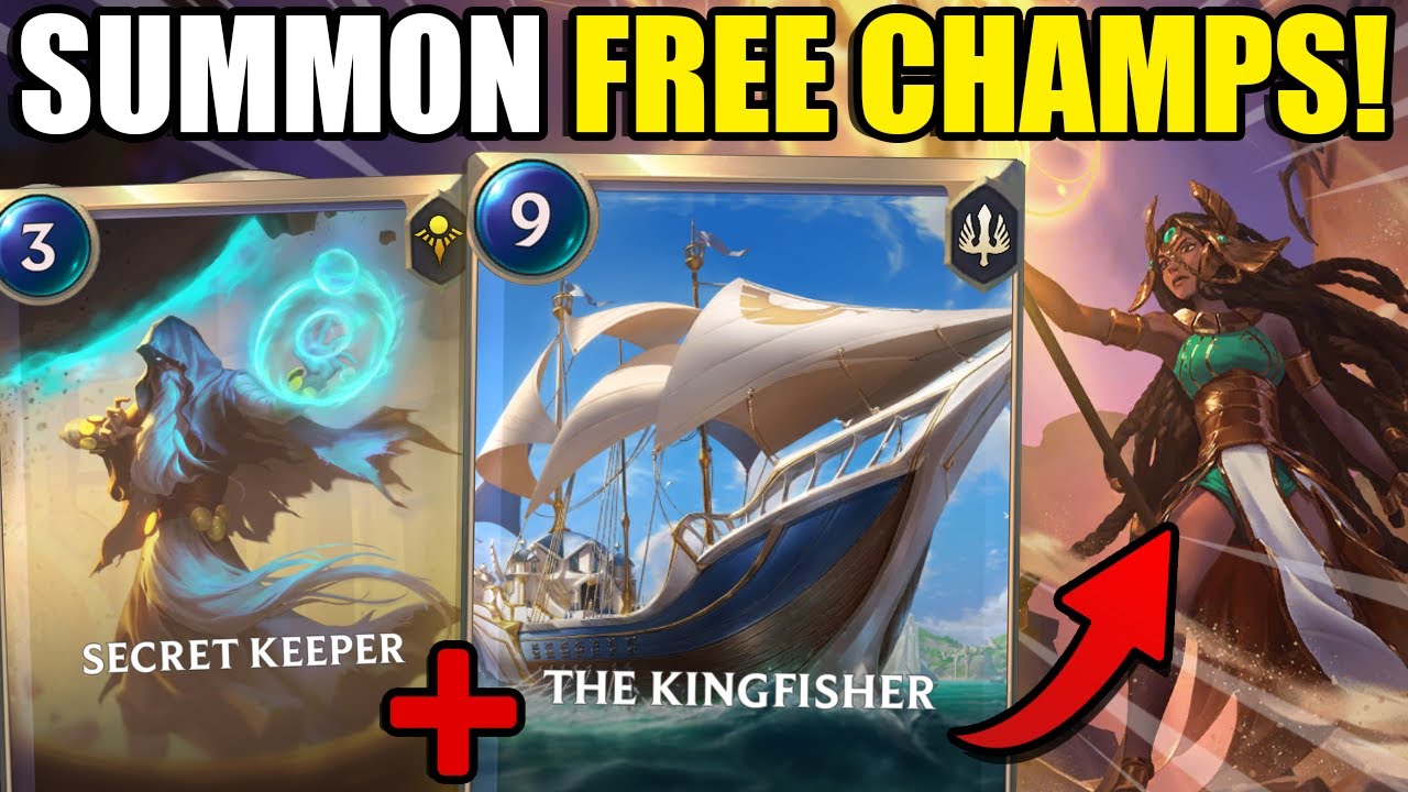 I Summoned HUGE CHAMPIONS FOR FREE Every Turn - Legends of Runeterra
