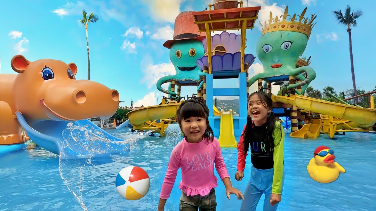 Squidward Waterpark Main Seluncuran Air dan Berenang di Batu Wonderland