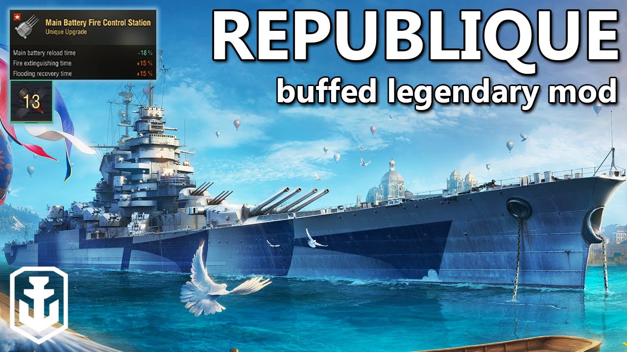 Max DPM Republique Is Even Better Now! (World of Warships)