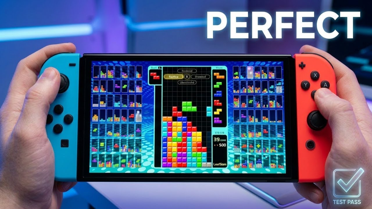 I Tried Tetris 99 On The Nintendo Switch OLED