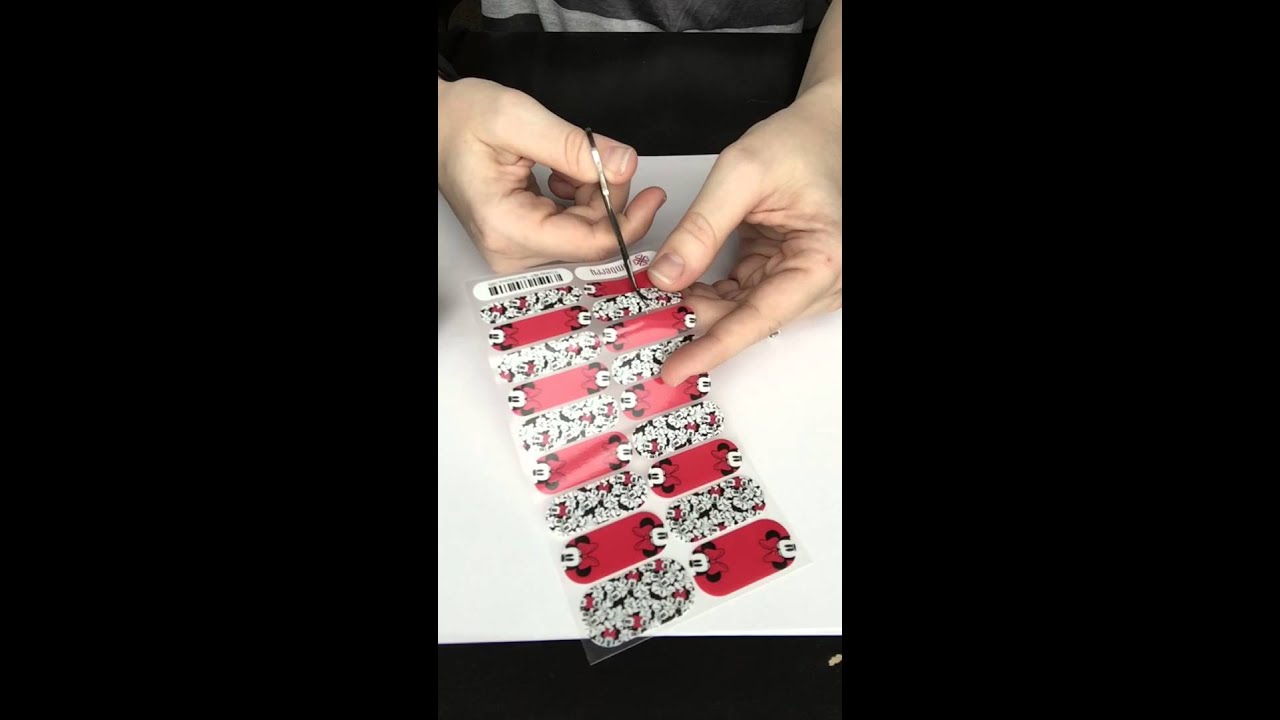 Apply Jamberry nails wraps using a hair dryer