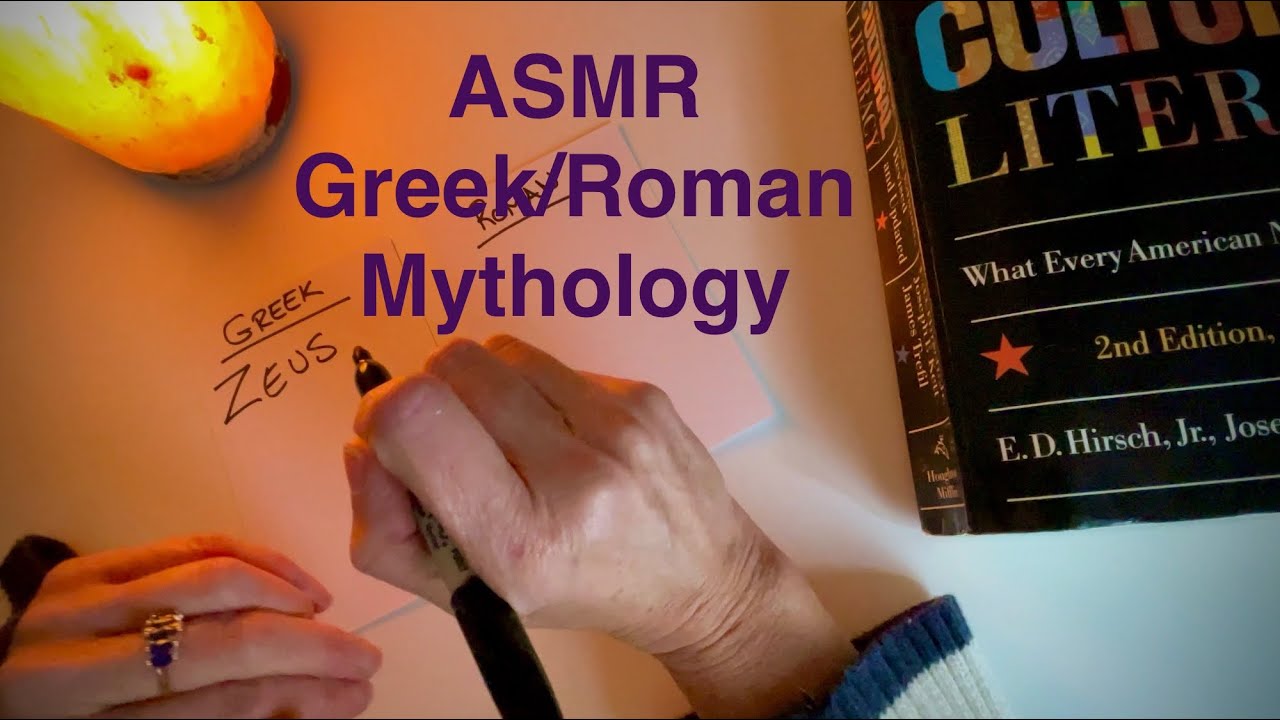 Soft Spoken ASMR: Casual Chat About Greek and Roman Mythology with Page Turning and Facts