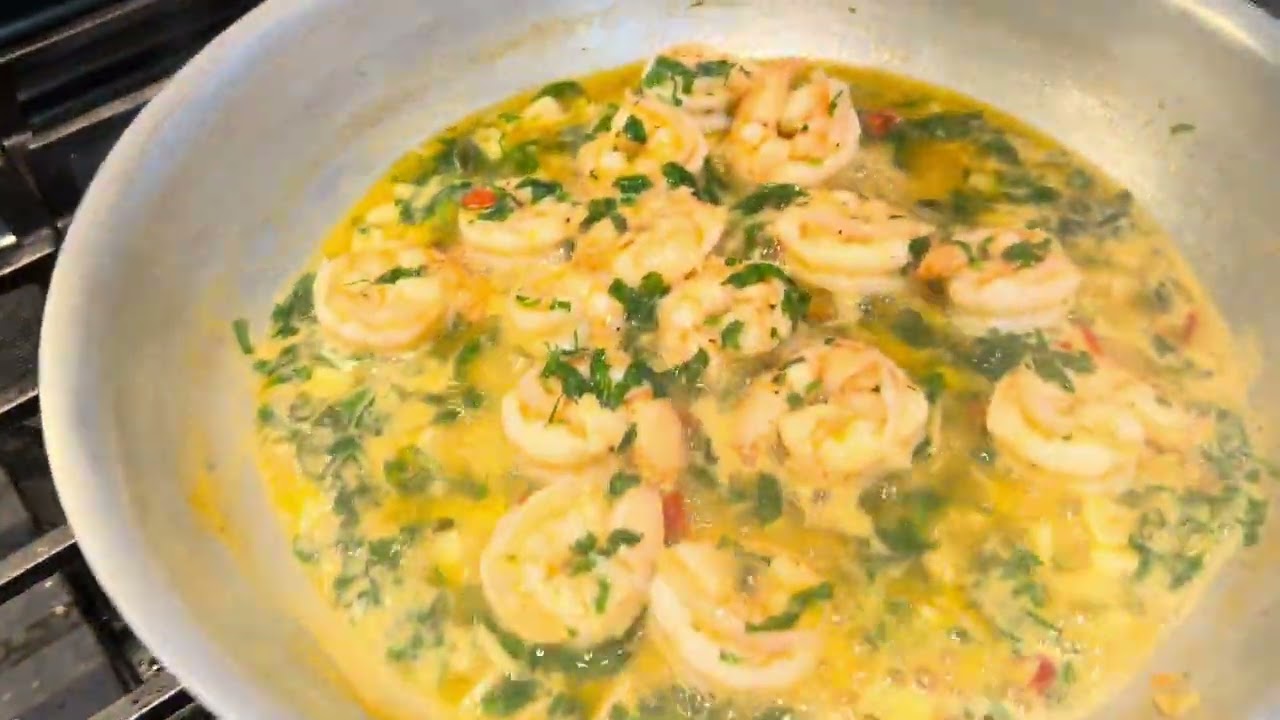 Un’ Fettuccina ai Gamberi Molto Cremosa
