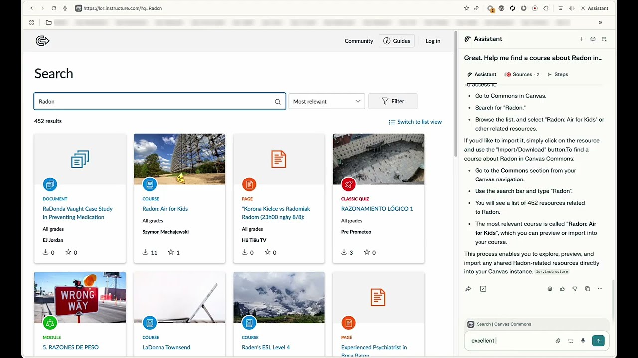Build a Canvas Quiz & Check Grades Using Perplexity Comet Assistant | Radon Course Commons Surprise