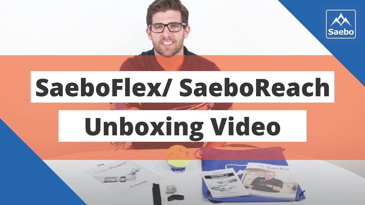 SaeboFlex/SaeboReach Unboxing Video - Hand Rehabilitation Splint for Stroke Recovery