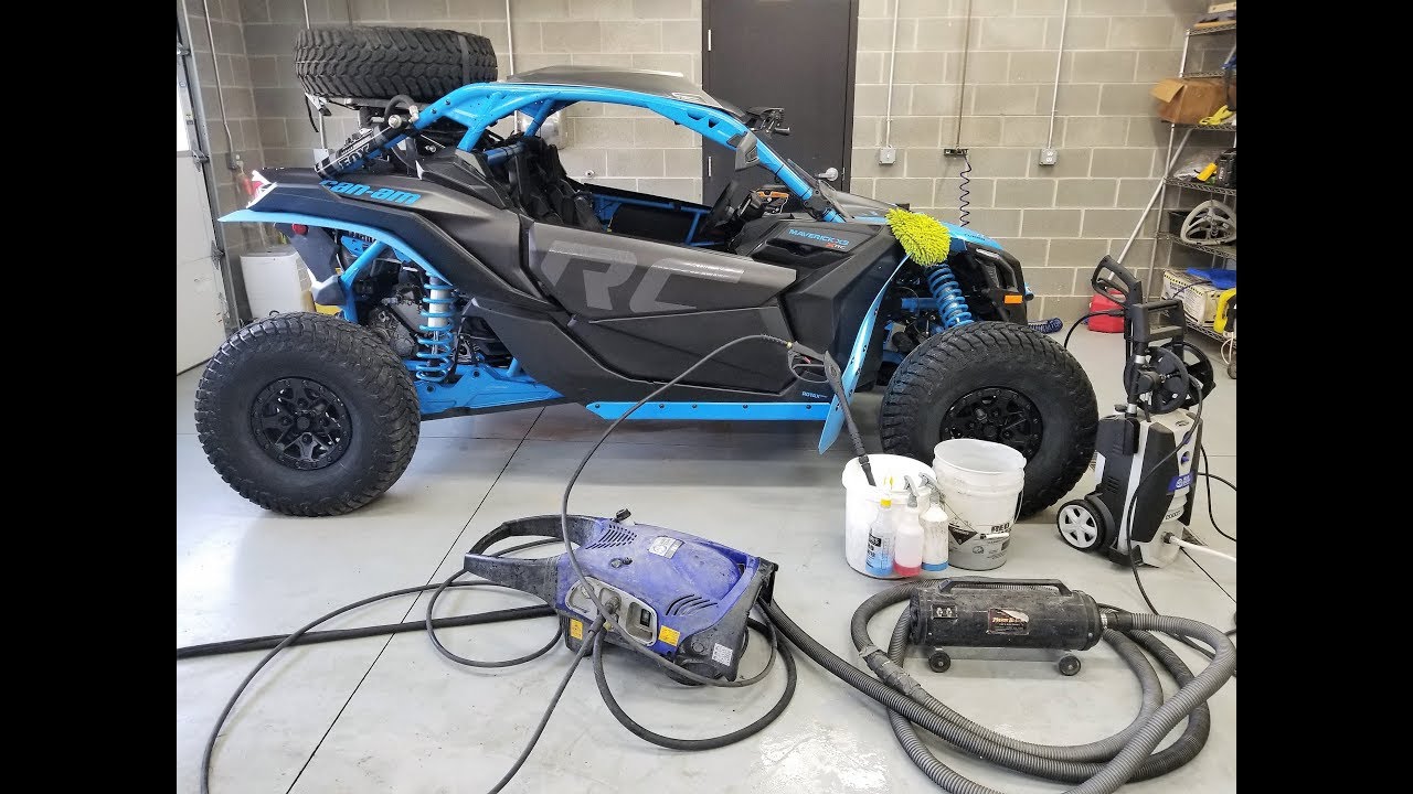 2018 CAN AM MAVERICK X3 XRC WASHING/DETAILING