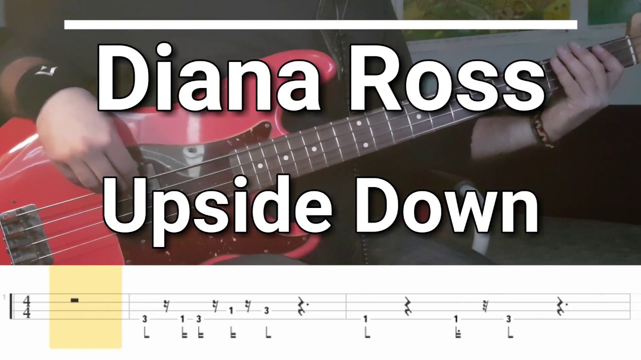Diana Ross - Upside Down (Bass Cover) TABS