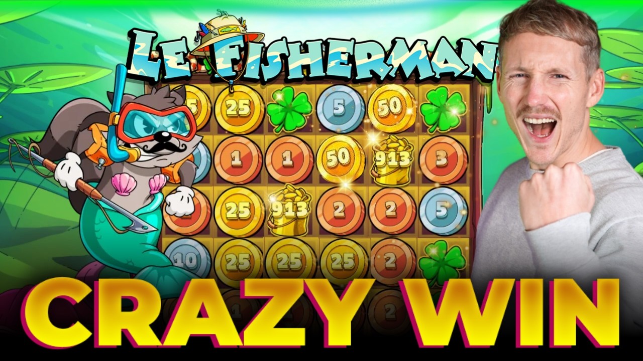 M&Oacute;J SZALONY BONUS DOTYCZĄCY LE FISHERMAN (MAX STAGE) 🎣🥇💰