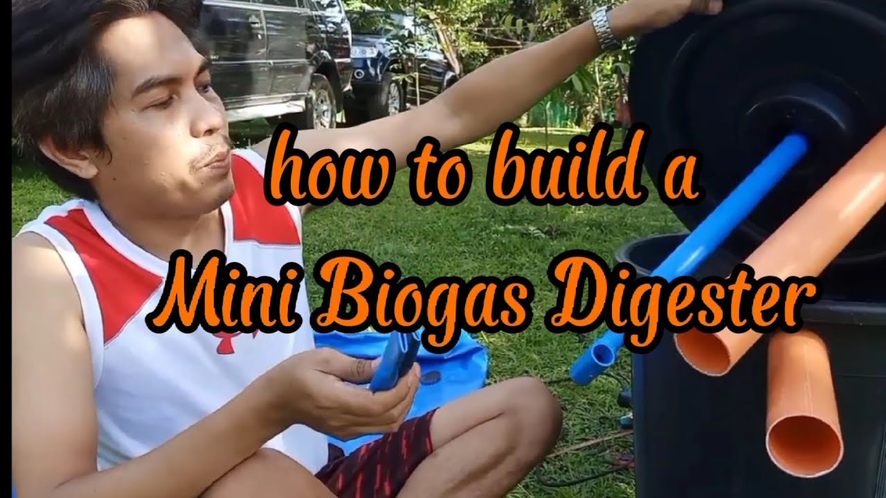 how to make a mini biogas digester
