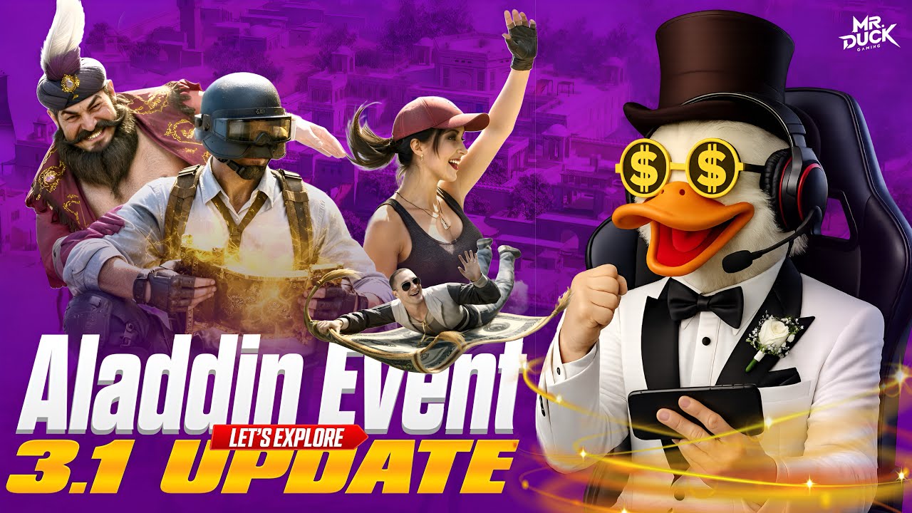 🔴Aladdin Event is Back | Day-44 | MrDuck Gaming is live |  #bgmilivetelugu #mrduckgaming #iphone12