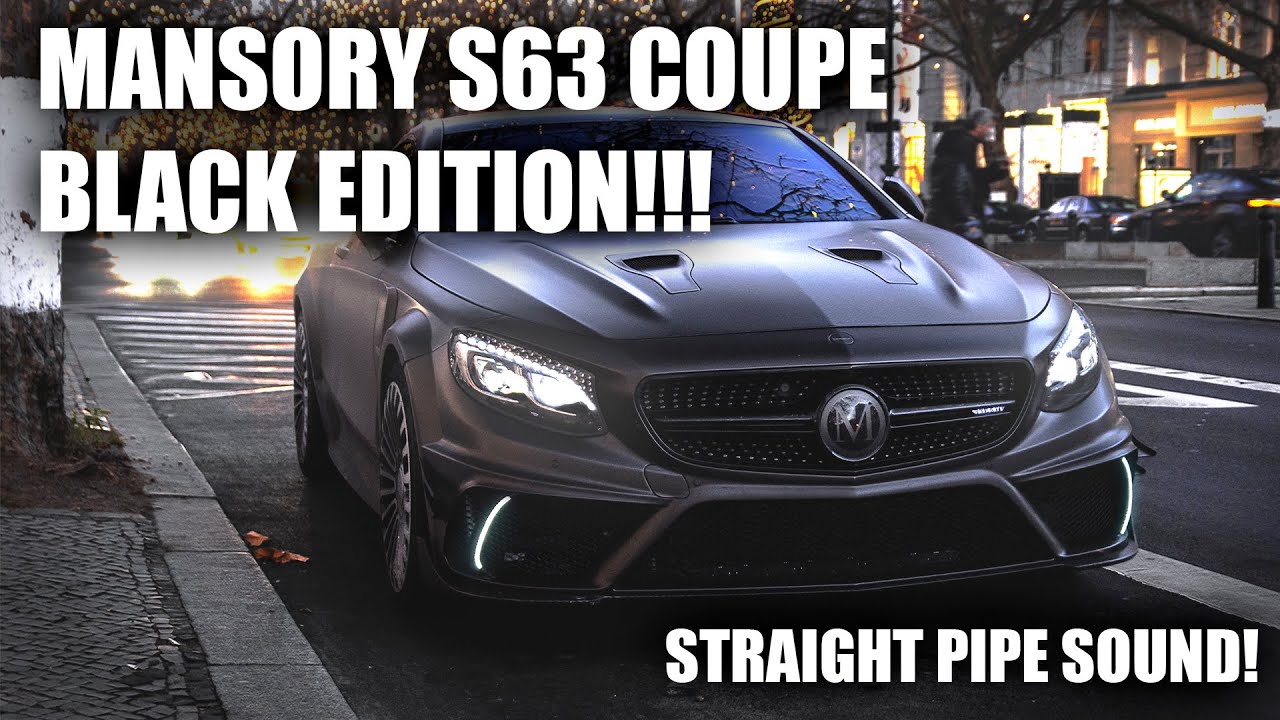 MANSORY S63 COUPE BLACK EDITION IN DETAIL - TWIN TURBO STRAIGHT PIPE REVS!!