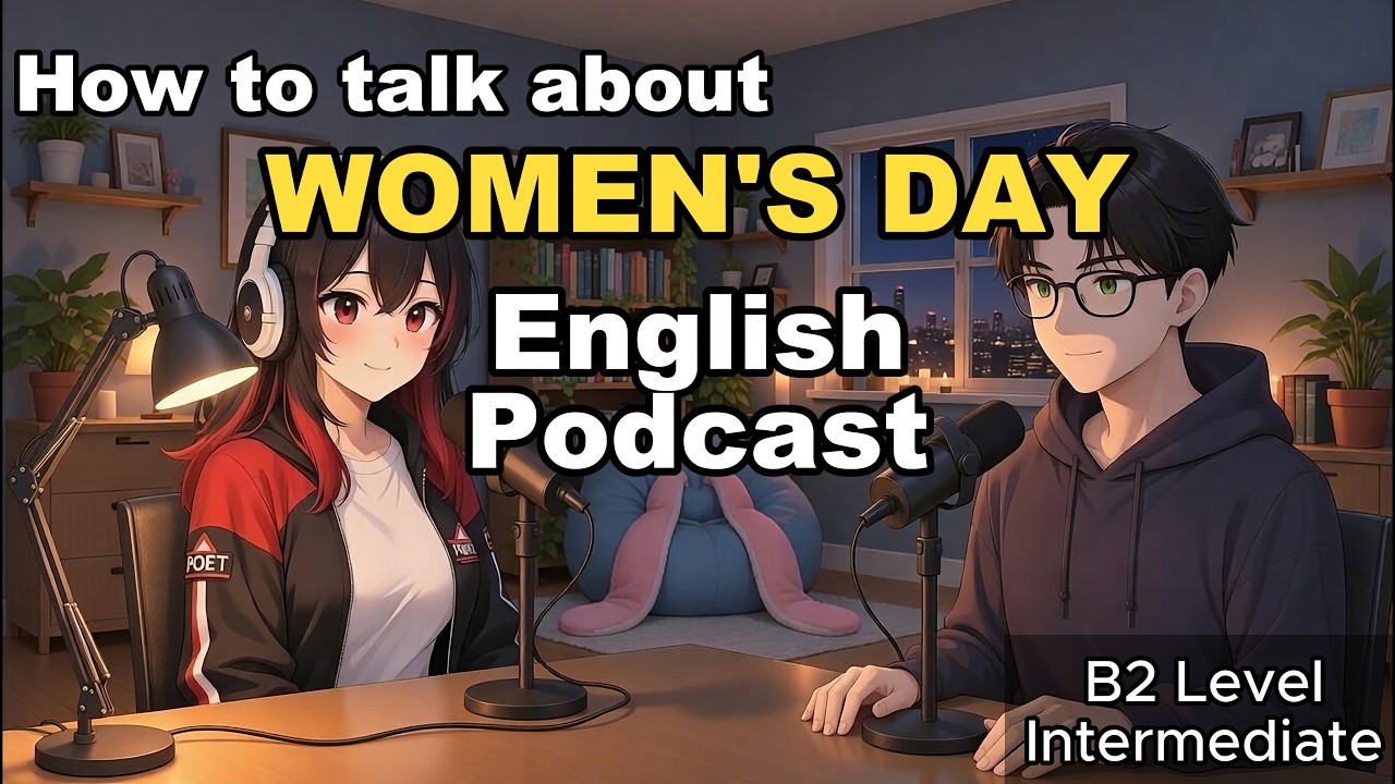 Womens Day B2 English Listening Practice | Real English Conversations Podcast | Improve Your English