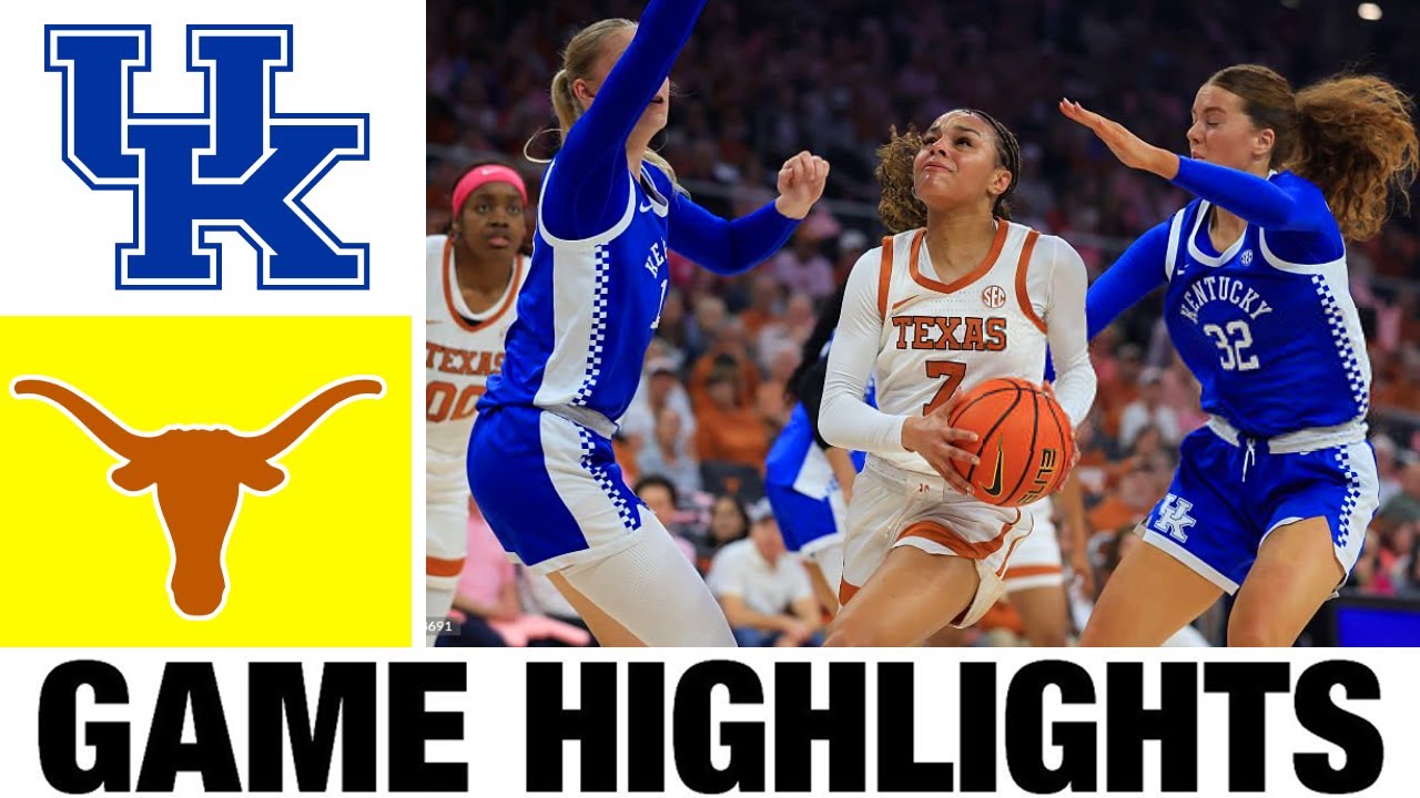 #4 Texas vs #18 Kentucky Highlights | Women's Basketball | College Basketball 2026