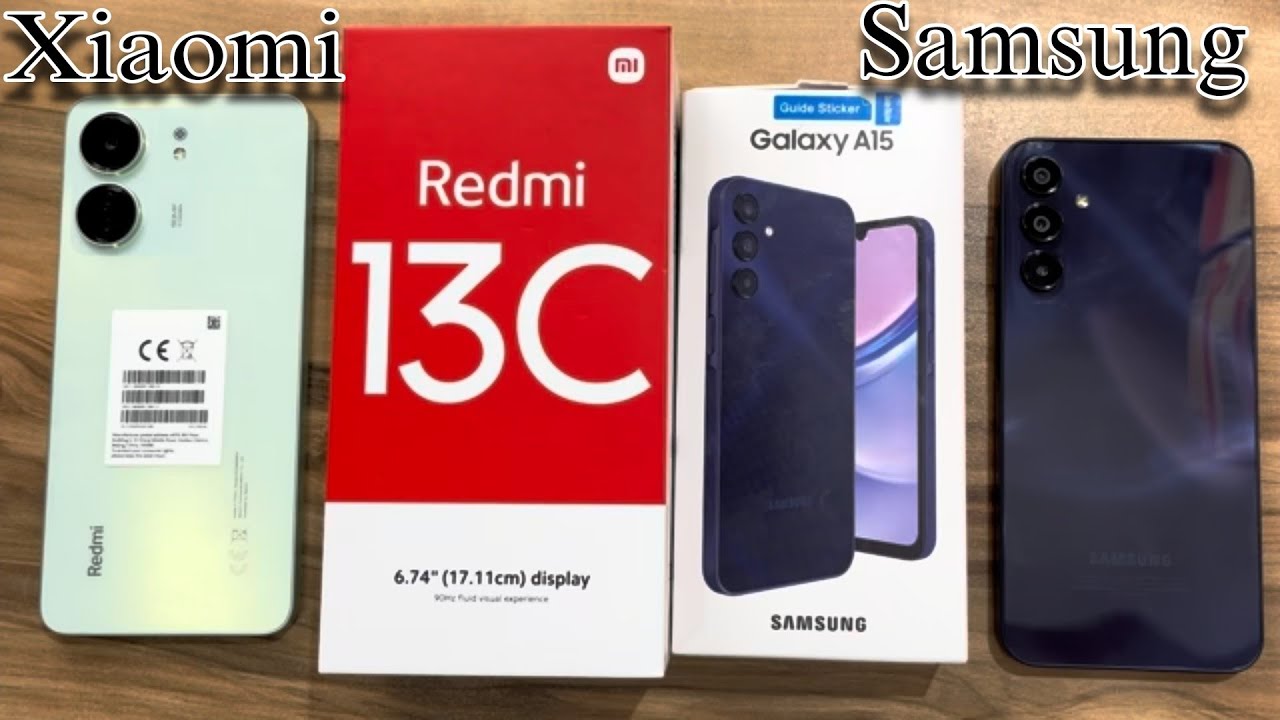 Samsung A15 vs Redmi 13c | الاتنين حلوين تختار ايه افضل موبيل
