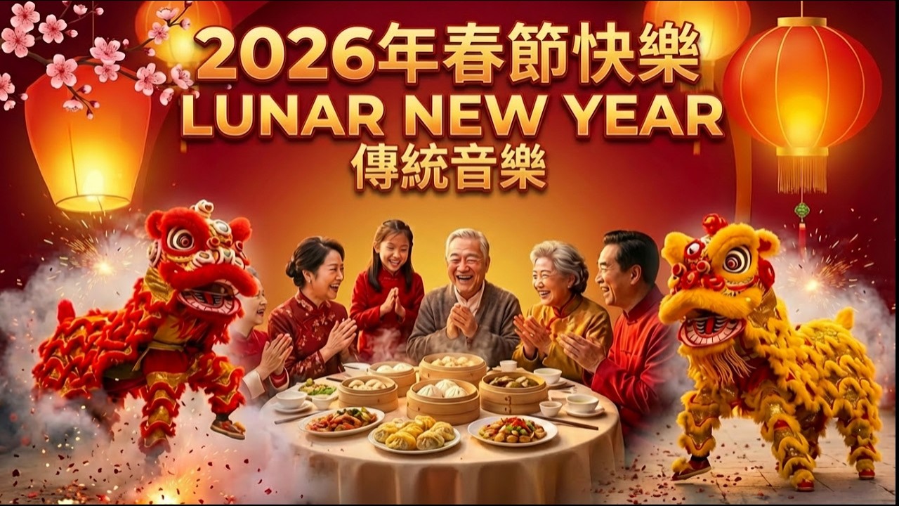 2026 農曆新年音樂 🏮 傳統、燈籠與煙火 | 春節文化影片#農曆新年 #春節 #新年快樂