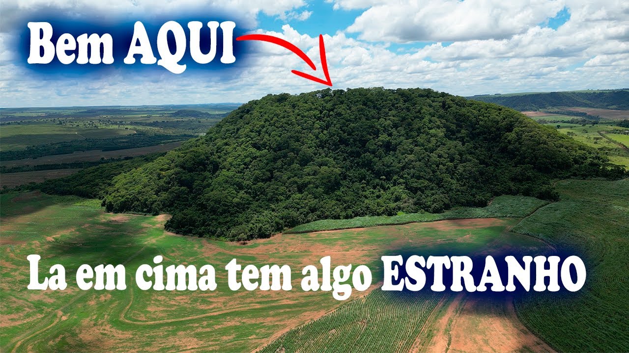 Meu DRONE foi ATACADO por algo NO ALTO do MORRO