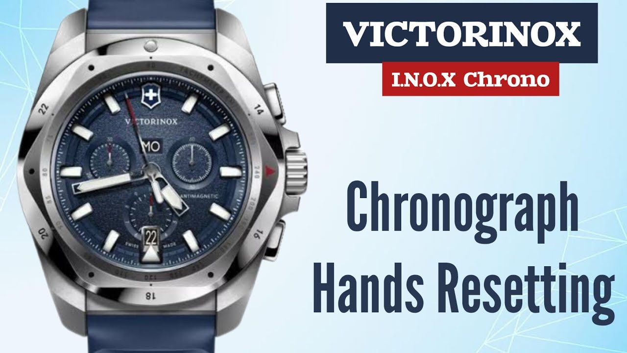 How to Reset the Chronograph Hands on a Victorinox INOX Chrono Watch