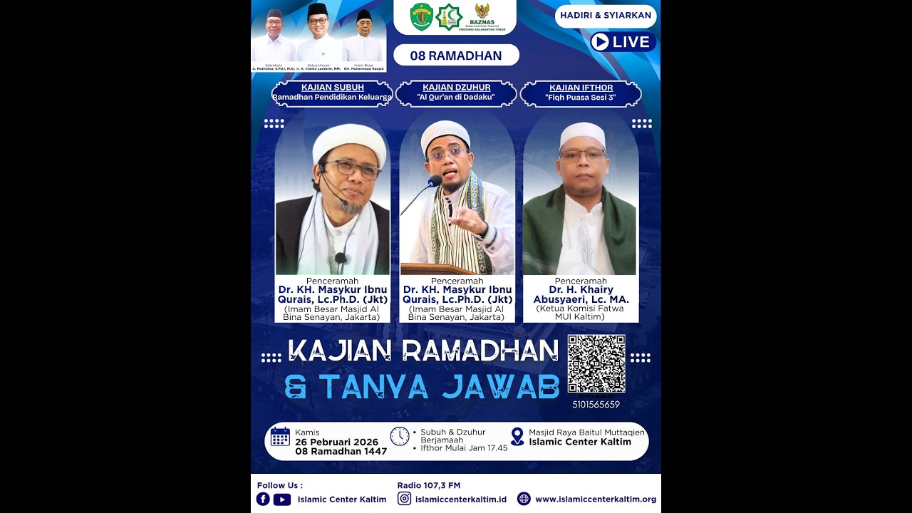 Pengajian Ifthor Ramadan  -  26 Februari 2026
