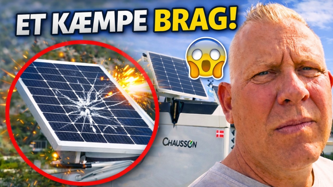 Udskiftning af HEPA Sunseeker solceller på autocamperen – men så gik det galt