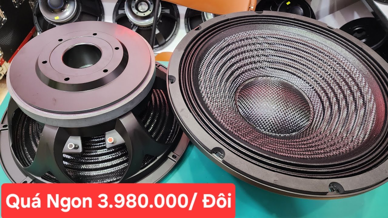 Bass Sub 50 M&agrave;ng Carbon Từ 280 Coil 125 Gi&aacute; Chỉ 3tr980/Cặp Bạo Lực Bền Bỉ AE L&agrave;m Show Mau Lấy Vốn