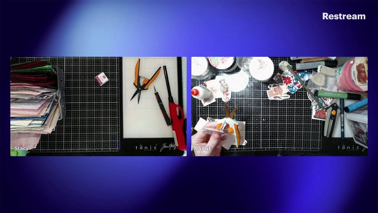 Live Crafting with Jayne & Stacy