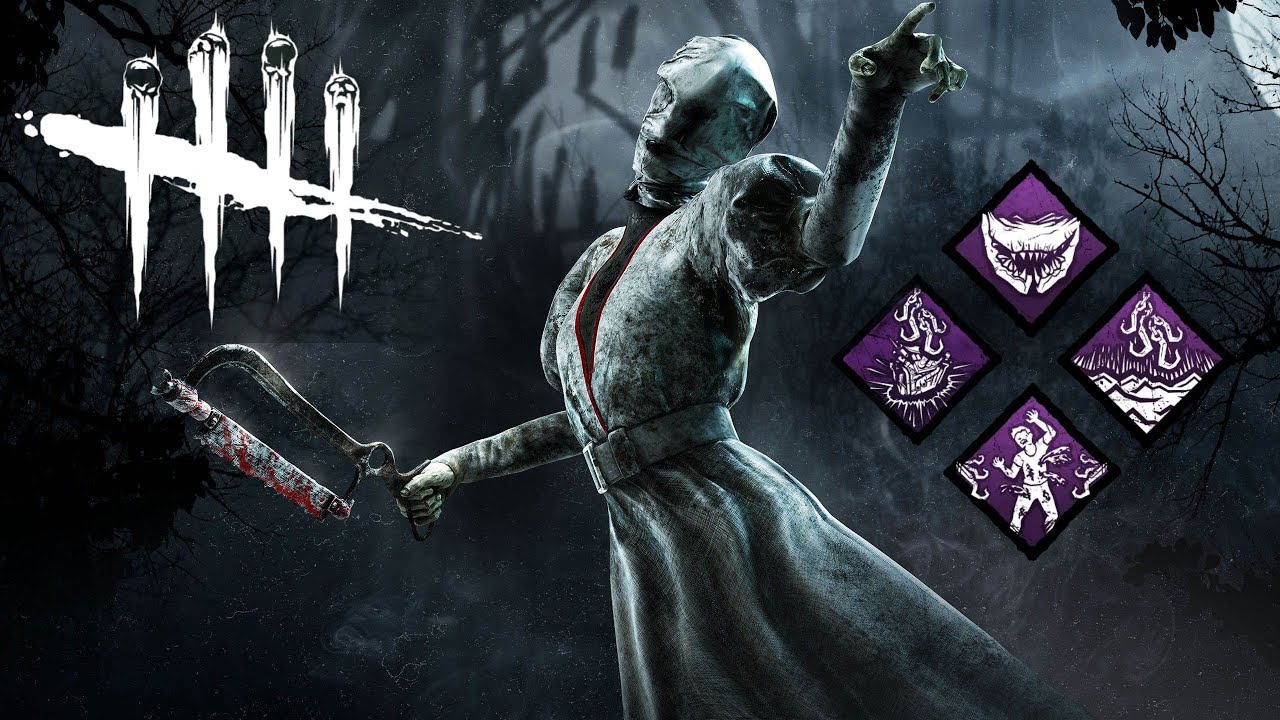 Удивительная сборка с крюком Scourge на карте Медсестра в Dead by Daylight - матч №19