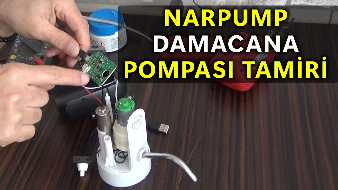 Şarjlı Damacana Pompası Tamiri | Çalışmayan Su Pompasını Çöpe Atmayın!