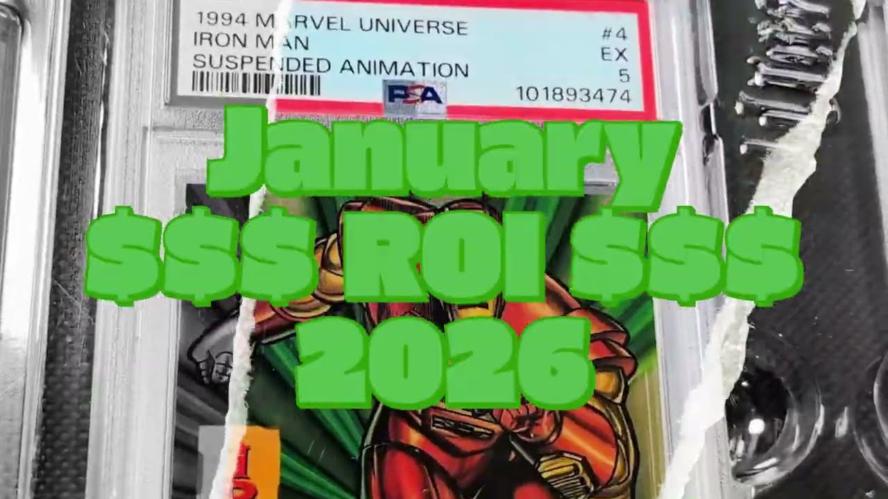 January ROI 2026 $$$ A Gem Mint 10 Doctor Doom Sale, Classic Marvel Universe Holograms & More!