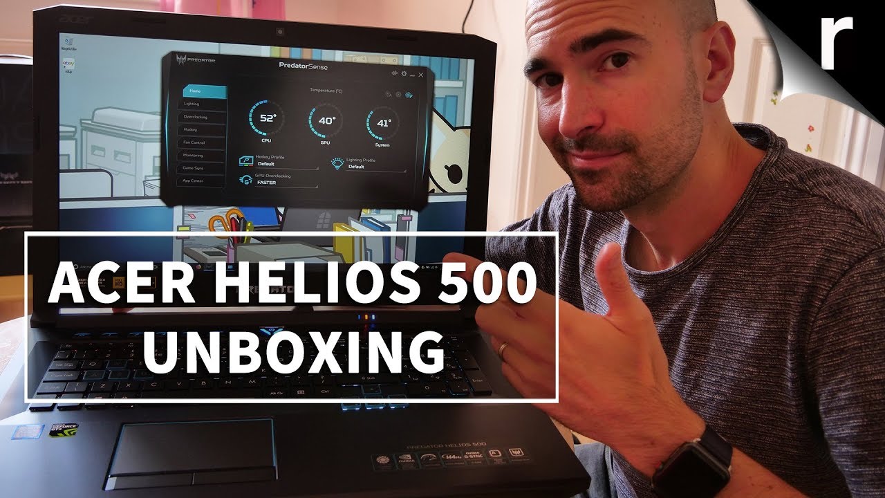 Acer Predator Helios 500 Unboxing & Setup
